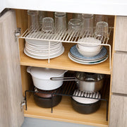 Metal Hollow Drain Shelves Sink Storage Rack Adjustable Storage Holder Kitchen Cabinet Organizer Dish Tray Bathroom Corner Shelf