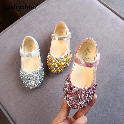 New Children Shoes Girls Princess Shoes Glitter Children Baby Dance Shoes Casual Toddler Girl Sandals