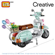 LOZ Mini Building Blocks Motorcycle Sheep Vehicle Assemable Kids Educational Toys for Children Toys Girls Dropshipping