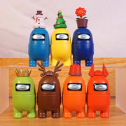 New 7/10/12PCS Among U PVC Model Action Figures Home Decoration Dolls Toys For Children Birthday Christmas Gift