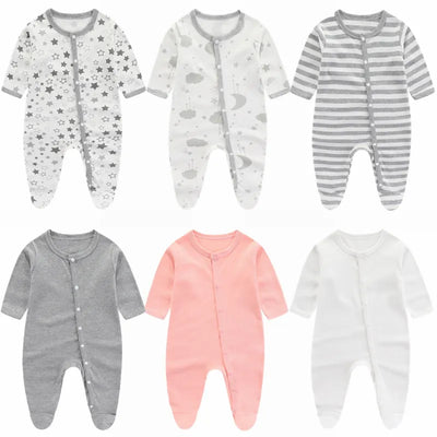 Newborn Girl Romper 2023 New Autumn and Winter CottonInfant Clothes Soft Baby Onepiece Cartoon  Baby Boy Clothes 0 to 9 Months