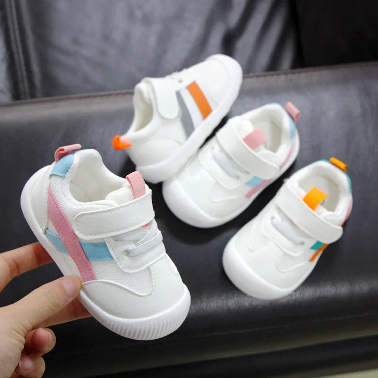 Baby Toddler Shoes Four Seasons Shoes 0 To 3 Years Old Baby Shoes Soft Bottom Non-slip Girls Boys Mesh Breathable Single Shoes