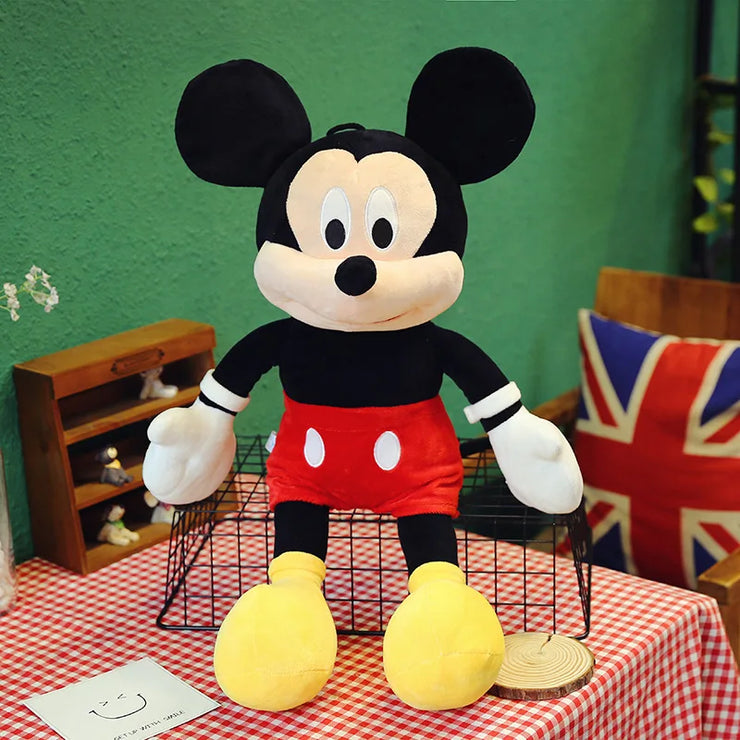 Big Size Disney Stuffed Mickey Mouse Minnie Cartoon Plush Dolls Cute Mickey Plush Toy Birthday Wedding Gift Kids Children Toys